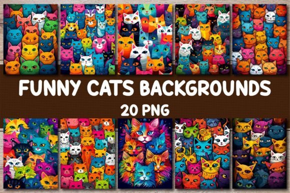Download Funny Cats Backgrounds for Covers - Cover Collection