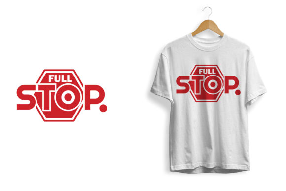 Download Full Stop Tshirt Design Print Ready - Print Collection