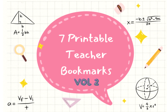 Download Teacher's Printable Bookmarks - VOL2 - Print Collection