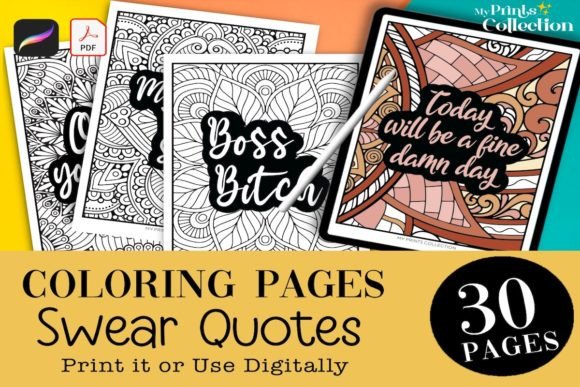 Download 30 Swear Quotes Coloring Pages - Swear quotes Collection