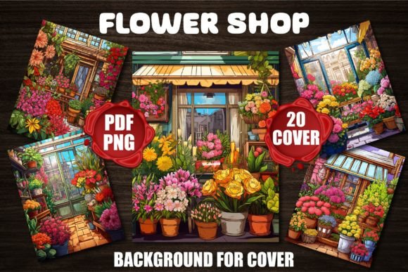 Download Flower Shop Backgrounds for Covers - Cover Collection