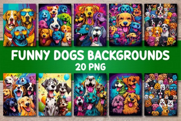 Download Funny Dogs Backgrounds for Covers - Cover Collection