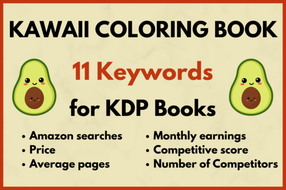 Download Kawaii Coloring Book KDP Keyword Res - Kawaii Collection
