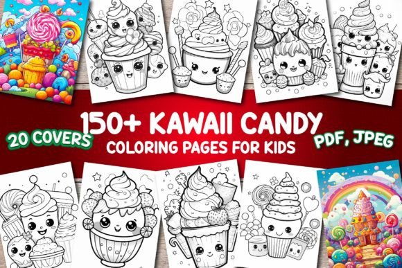 Download Kawaii Candy Coloring Pages - Kawaii Collection