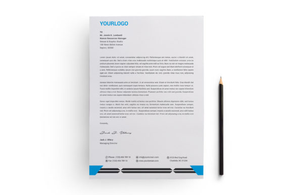 Download Print Ready Letterhead Template | Vector - Print Collection