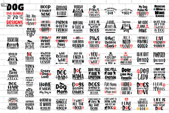 Download 70 Dog SVG PNG Cutting Print Ready Files - Print Collection