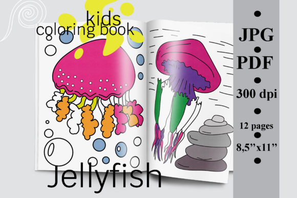 Download Jellyfish Kids Coloring Book Printable - Print Collection