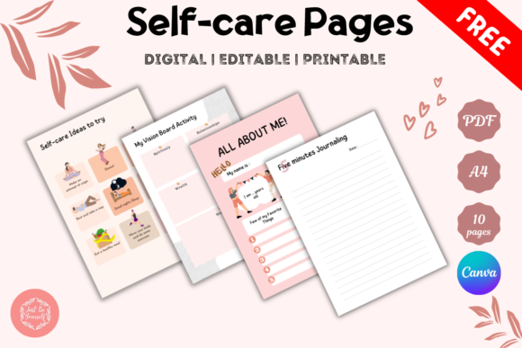 Download FREE Self Care Pages Printable PDF - Print Collection