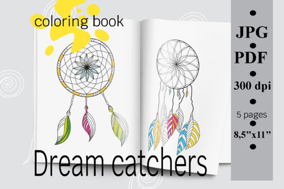 Download Dream Catchers Coloring Book Printable - Print Collection